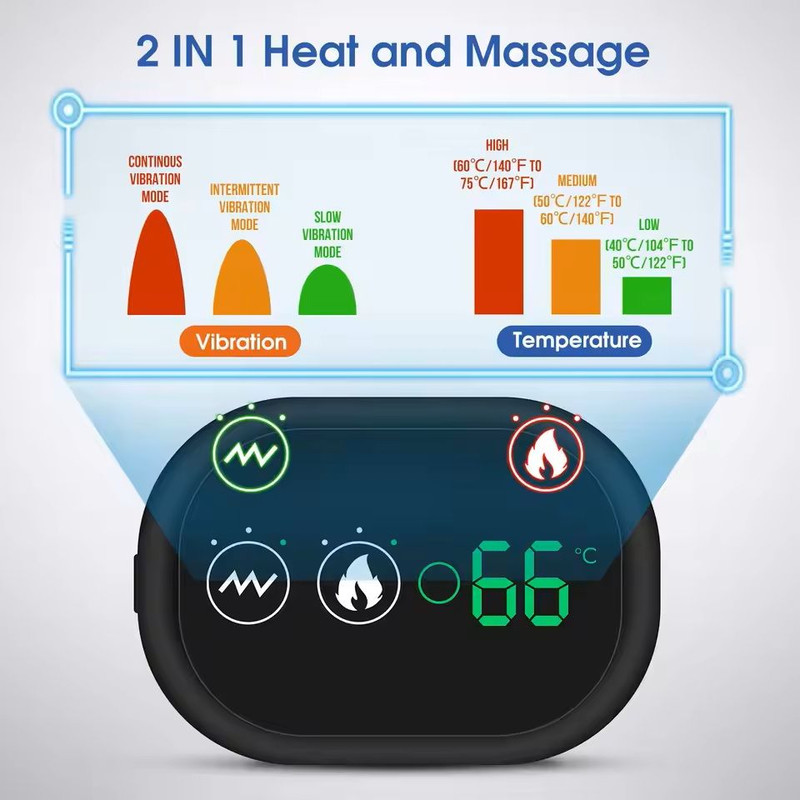 Electric Heating Shoulder Massage Belt For Muscle Relaxation 4