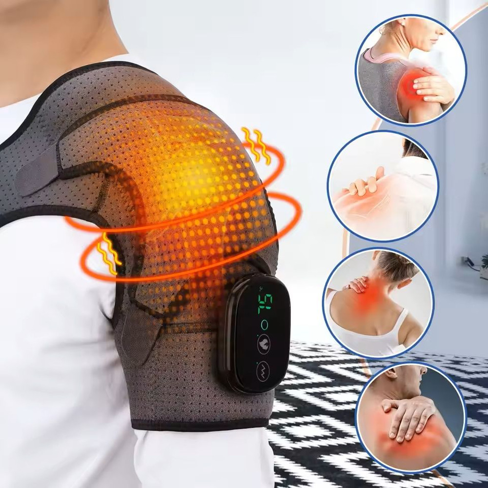 Electric Heating Shoulder Massage Belt For Muscle Relaxation 5