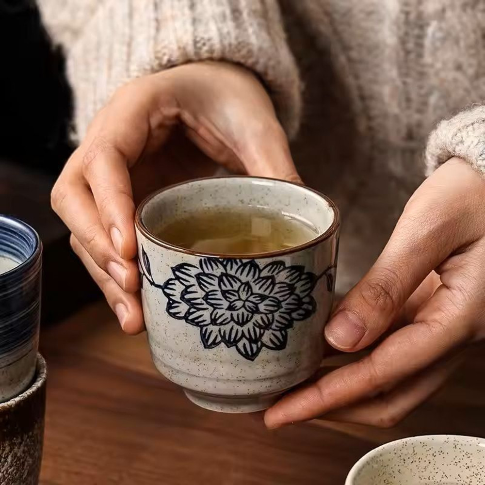 Japanese Style HandPainted Ceramic Tea Cup 2