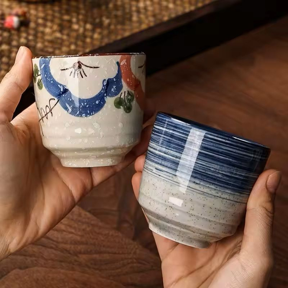 Japanese Style HandPainted Ceramic Tea Cup 3