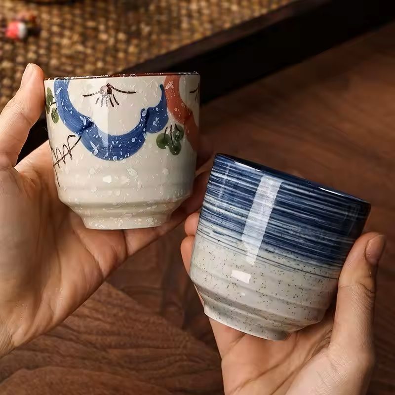 Japanese Style HandPainted Ceramic Tea Cup 3