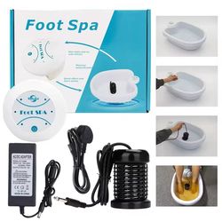 electric foot detox hydrotherapy bath with massage and ion cleanse