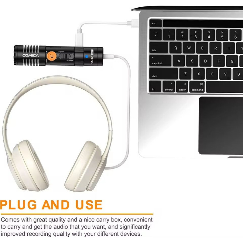 OnCamera Cardioid Shotgun Microphone With Shock Mount For DSLR And Smartphones 1