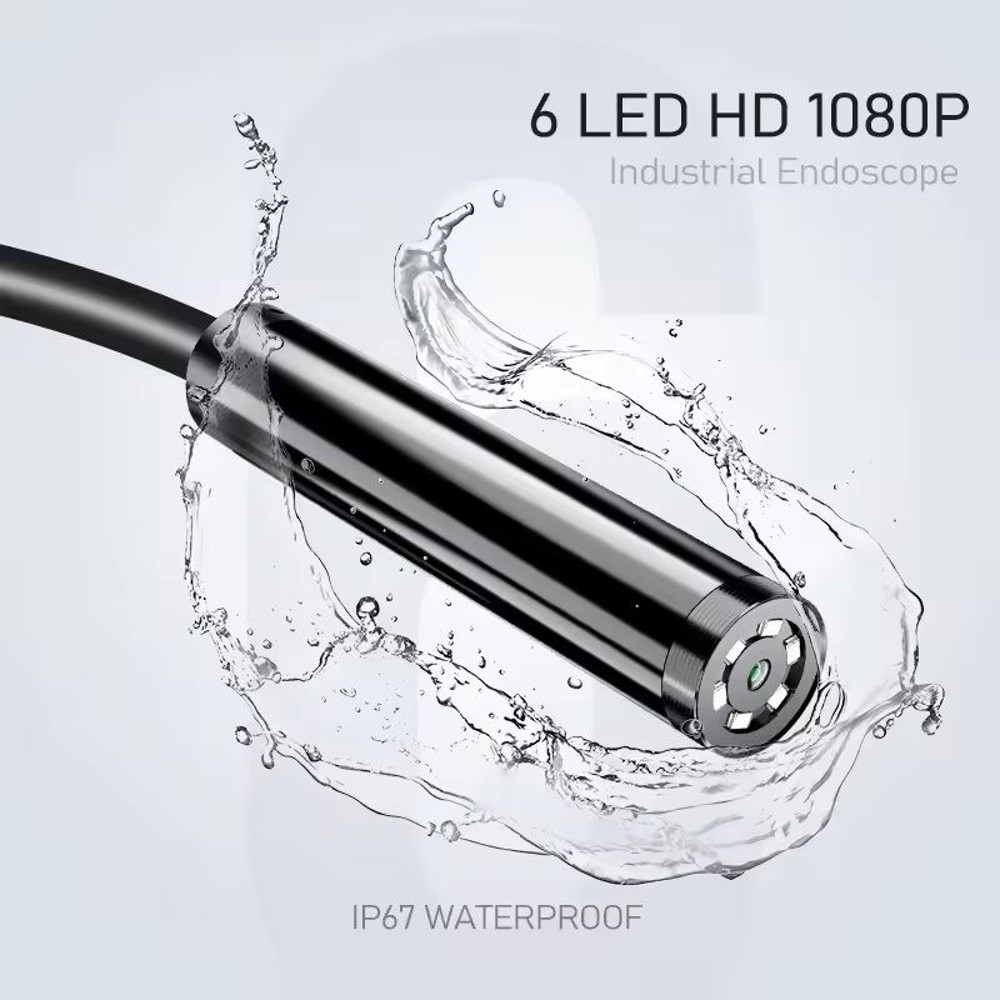 43 LCD HD Endoscope Camera With Waterproof Borescope And LED Lights 3