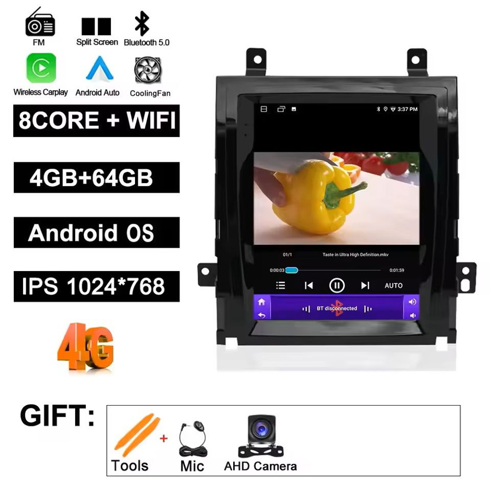 Android 14 Car Stereo Head Unit With CarPlay And GPS For Cadillac Escalade 20072013 9