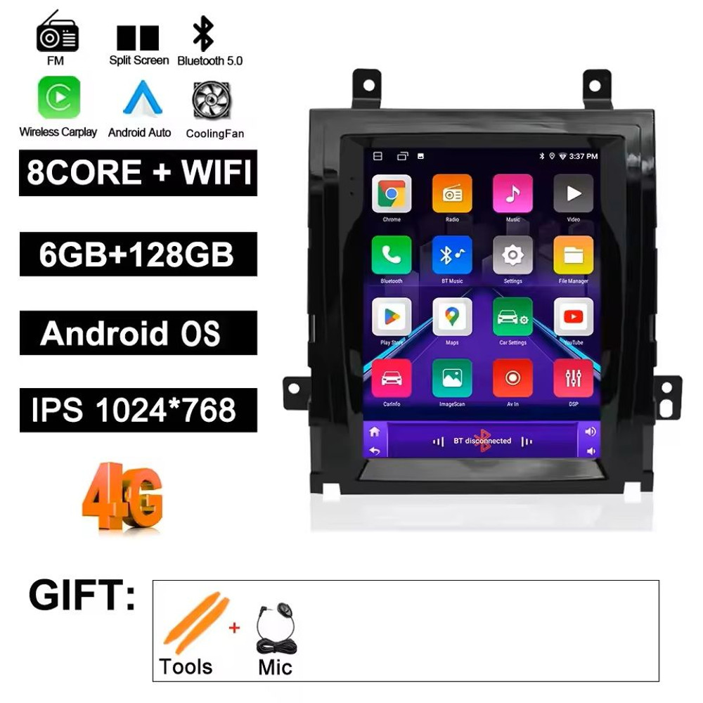 Android 14 Car Stereo Head Unit With CarPlay And GPS For Cadillac Escalade 20072013 11