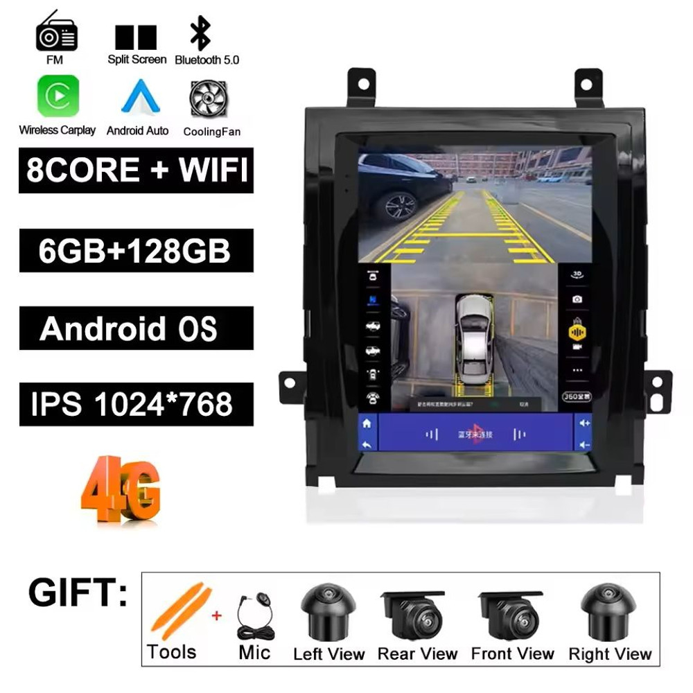 Android 14 Car Stereo Head Unit With CarPlay And GPS For Cadillac Escalade 20072013 14