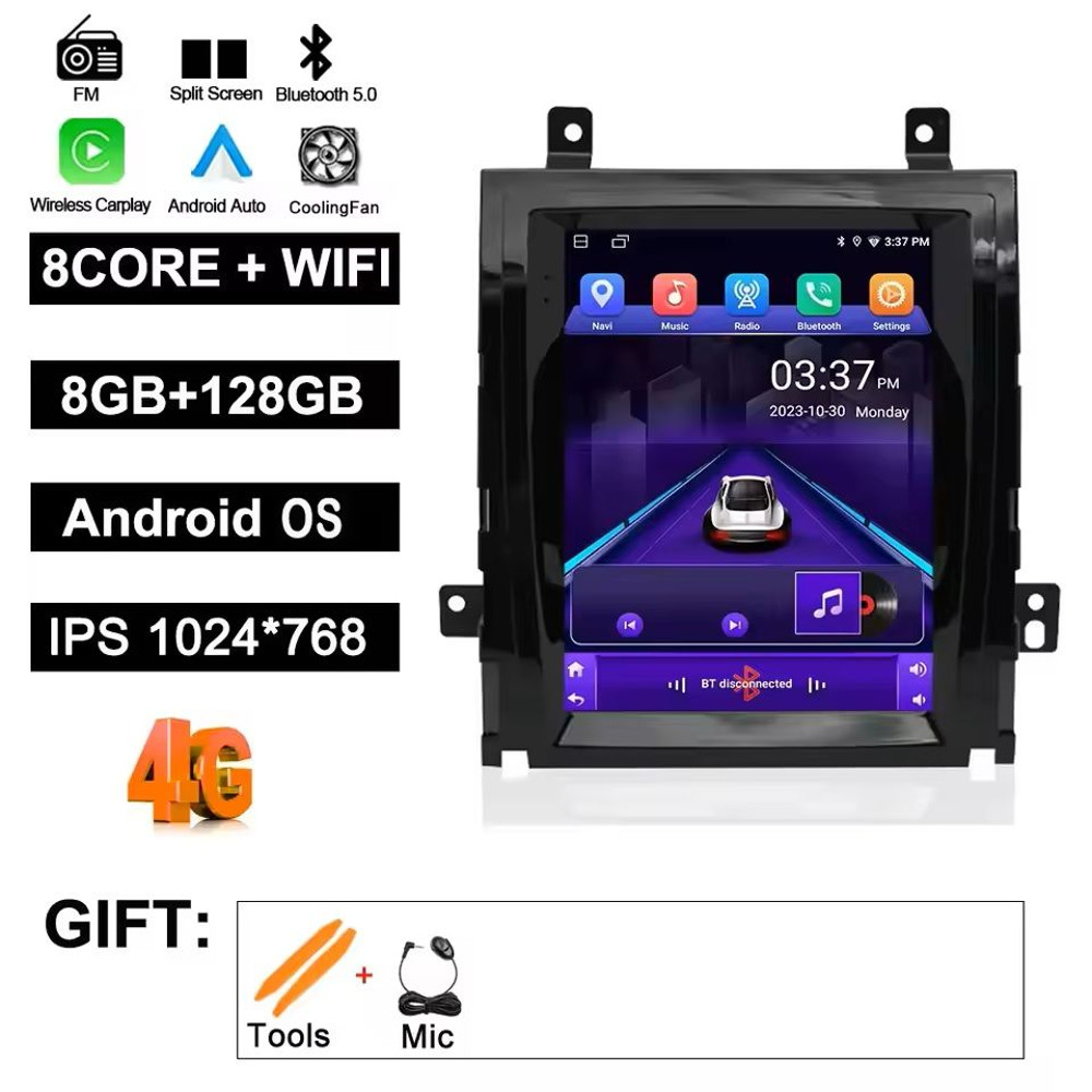 Android 14 Car Stereo Head Unit With CarPlay And GPS For Cadillac Escalade 20072013 15