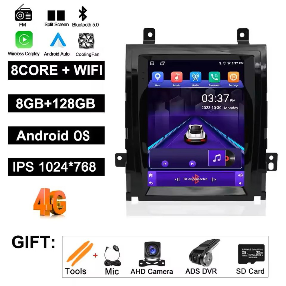 Android 14 Car Stereo Head Unit With CarPlay And GPS For Cadillac Escalade 20072013 17