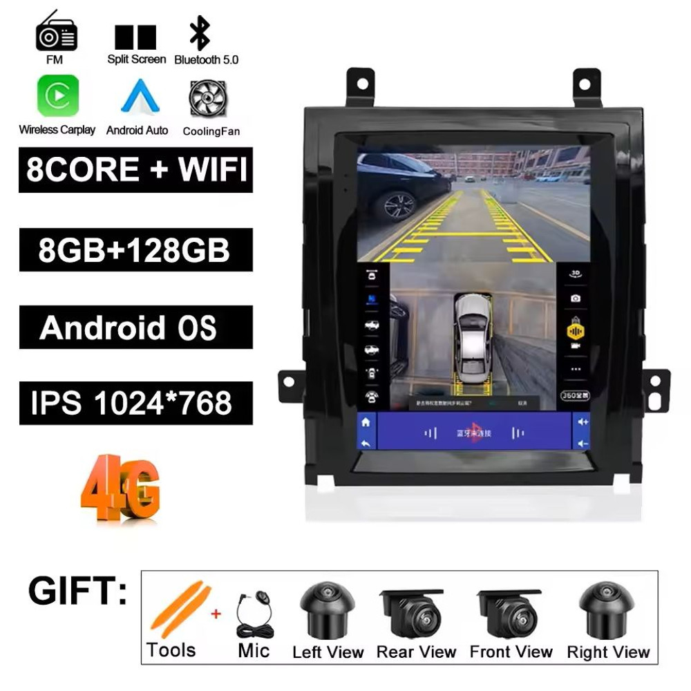 Android 14 Car Stereo Head Unit With CarPlay And GPS For Cadillac Escalade 20072013 18