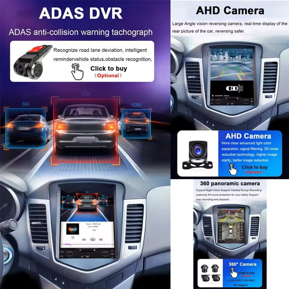 Android 14 Car Stereo Head Unit With CarPlay And GPS For Cadillac Escalade 20072013 5