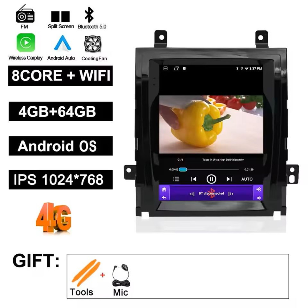 Android 14 Car Stereo Head Unit With CarPlay And GPS For Cadillac Escalade 20072013 8