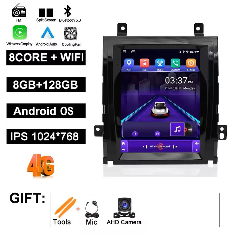 Android 14 Car Stereo Head Unit With CarPlay And GPS For Cadillac Escalade 20072013 24