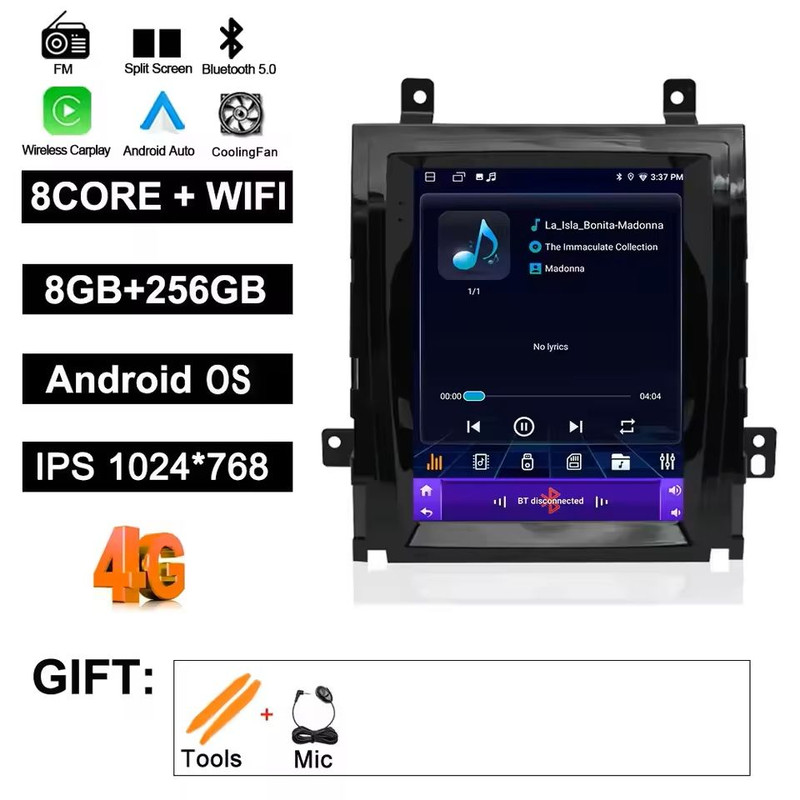 Android 14 Car Stereo Head Unit With CarPlay And GPS For Cadillac Escalade 20072013 27