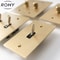 Golden Brass Panel Switch And Socket Collection Toggle USB GFCI And Dimmer Options 3