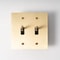 Golden Brass Panel Switch And Socket Collection Toggle USB GFCI And Dimmer Options 5