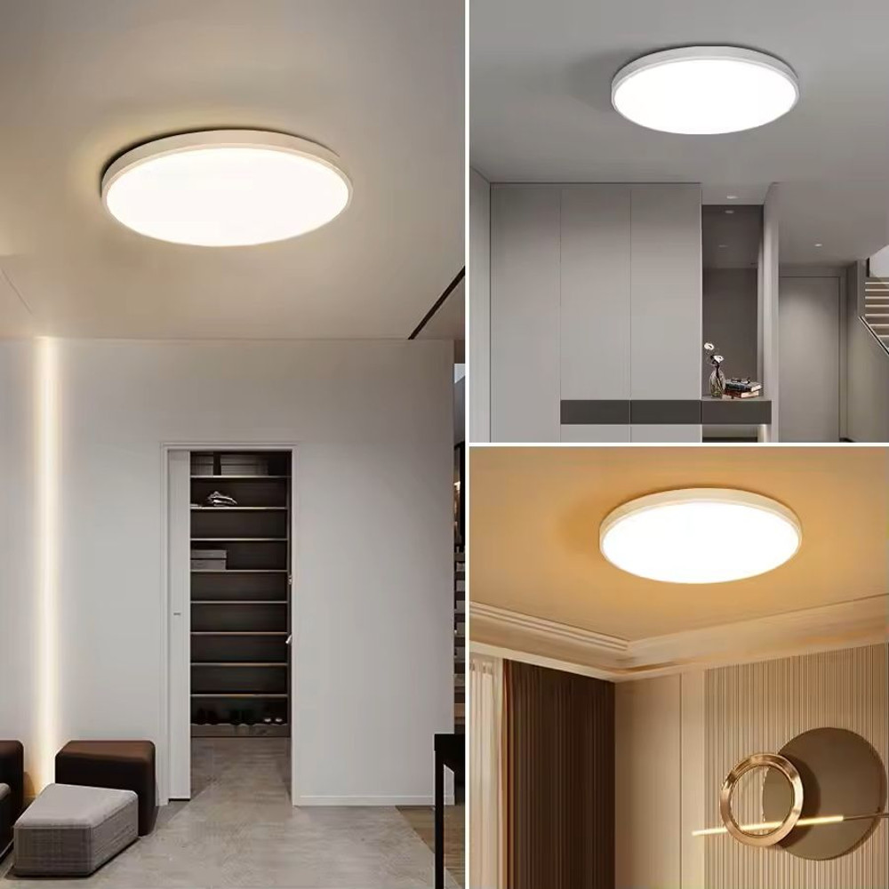 Smart WiFi LED Ceiling Light With App And Voice Control 24W Round Panel Lamp 5
