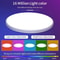 Smart WiFi LED Ceiling Light With App And Voice Control 24W Round Panel Lamp 6
