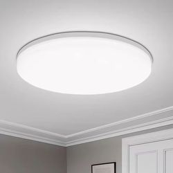 modern round led ceiling light – decorative indoor fixture for living room, bedroom, and kitchen