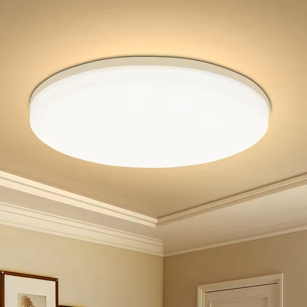 Modern Round LED Ceiling Light Decorative Indoor Fixture For Living Room Bedroom And Kitchen 6