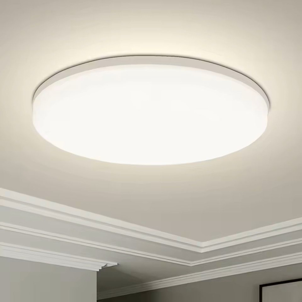 Modern Round LED Ceiling Light Decorative Indoor Fixture For Living Room Bedroom And Kitchen 8