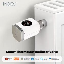 smart thermostatic radiator valve programmable wifi zigbee temperature controller