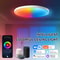 Smart WiFi RGB Ceiling Light Circular Ambient Lamp With App Control 0