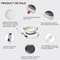Smart Recessed LED Downlight 5 CCT Switchable Indoor Ceiling Light 4