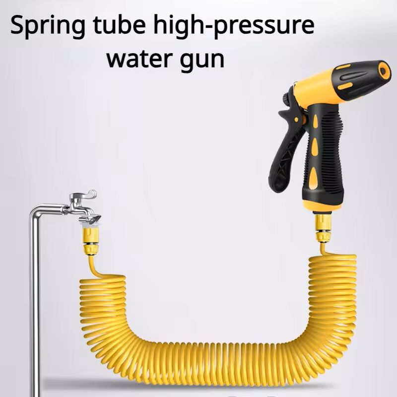 High Pressure Water Hose Set With Nozzle Extension Car Washing Tool 0