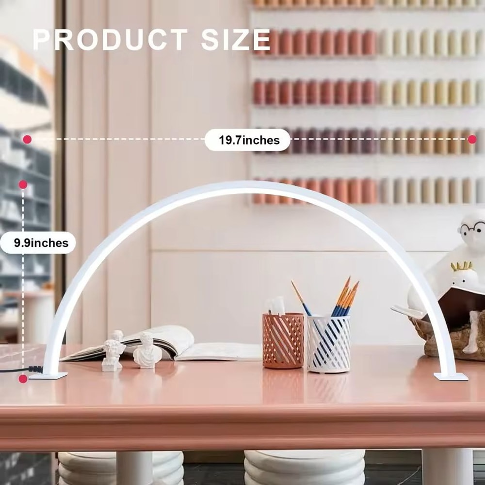 U Shaped LED Desk Lamp Dimmable Eye Protection Light 0