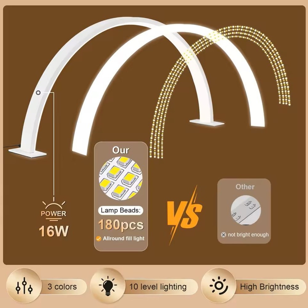 U Shaped LED Desk Lamp Dimmable Eye Protection Light 3