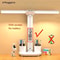 Rechargeable LED Table Lamp With Clock And Fan 6