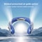 Portable Bladeless Neck Fan With LED Display And USB Charging 0