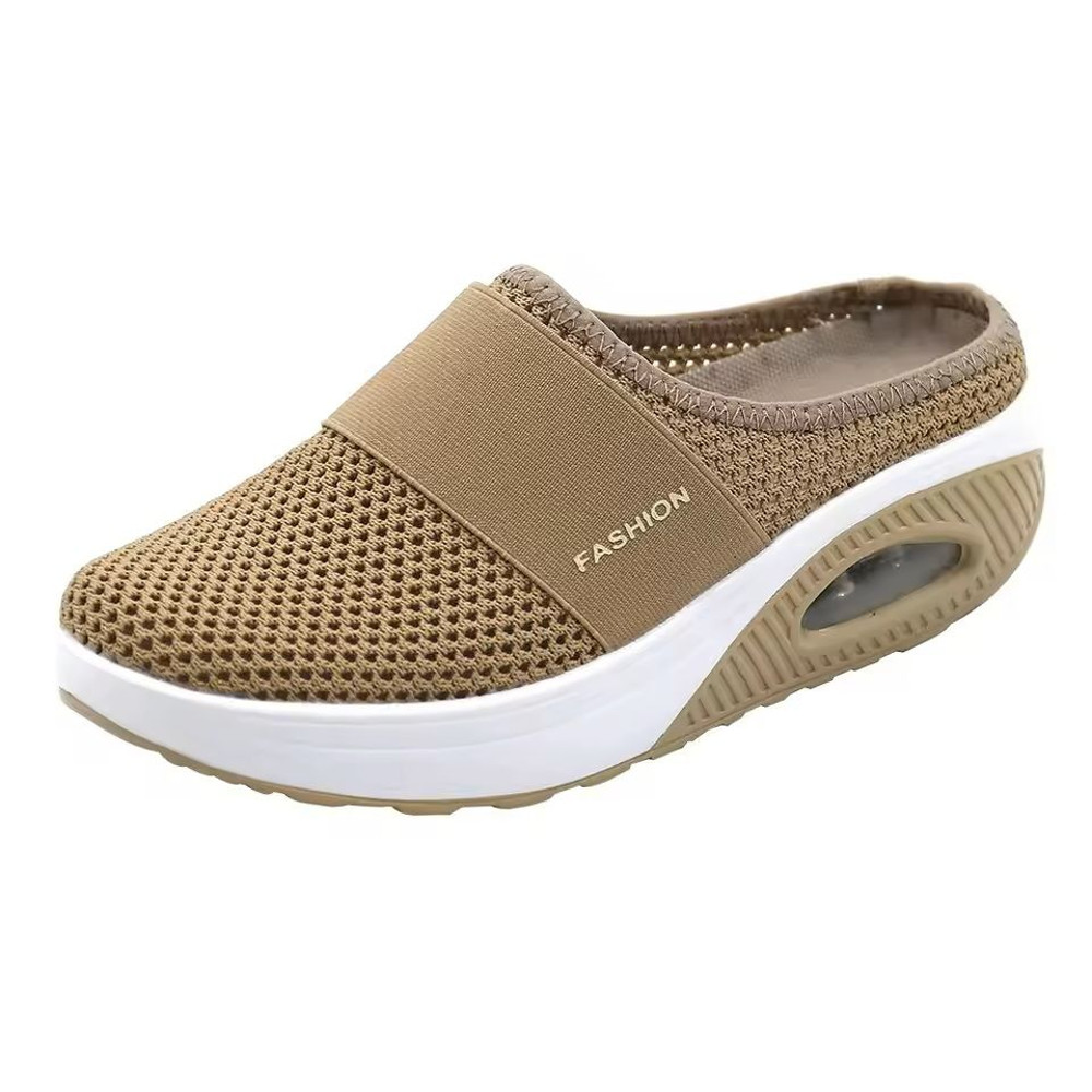 Womens Breathable Slip On Walking Sandals With Arch Support 4