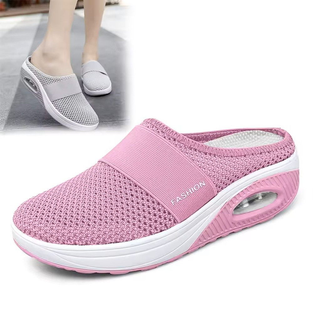 Womens Breathable Slip On Walking Sandals With Arch Support 10