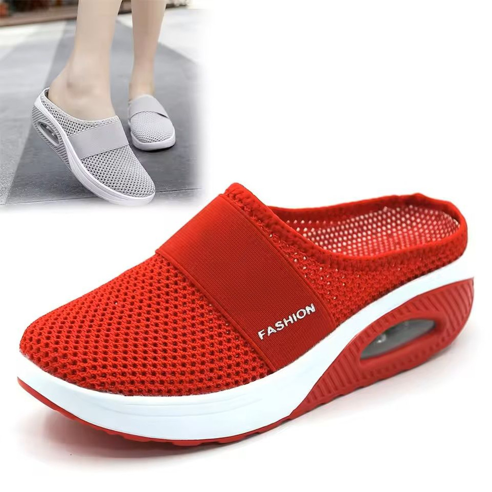 Womens Breathable Slip On Walking Sandals With Arch Support 11