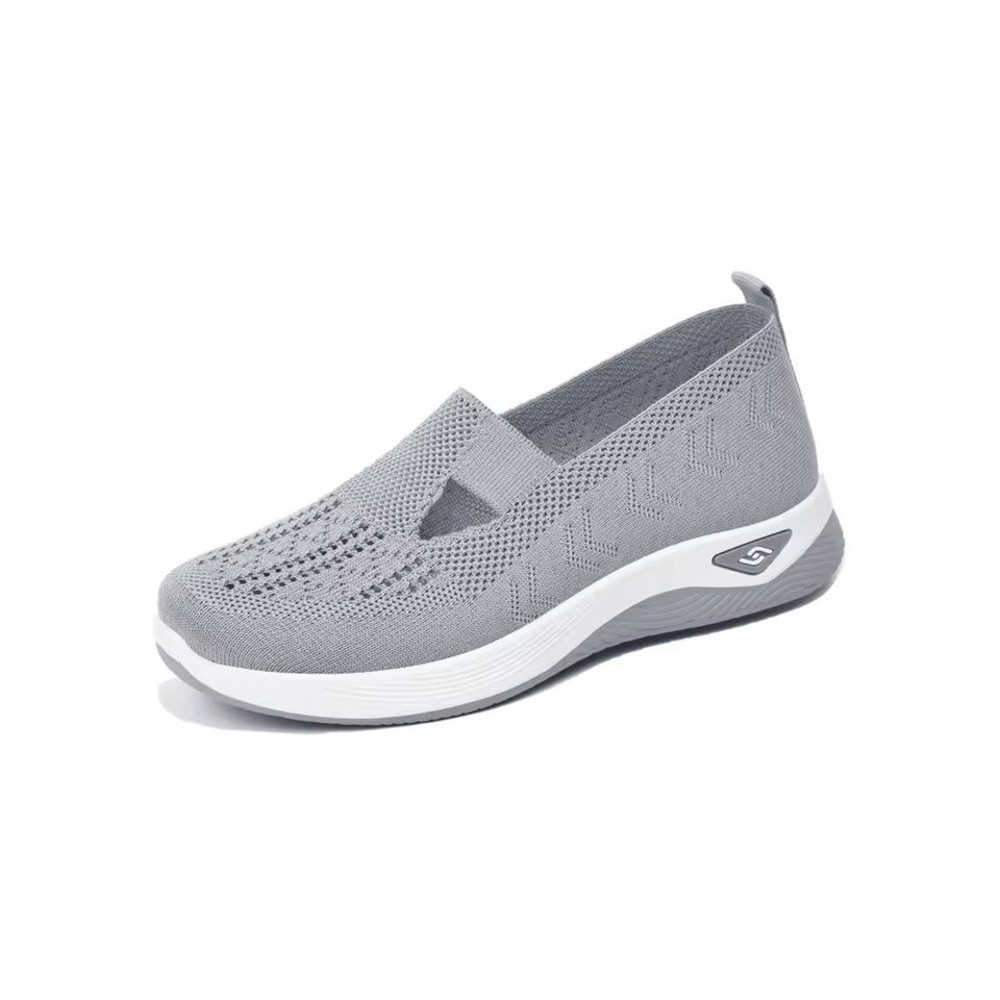 Womens Breathable Knit Sneakers Low Top Casual Shoes 10