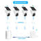 4MP Wifi Solar Security Camera Kit With Siren And Two Way Audio 4