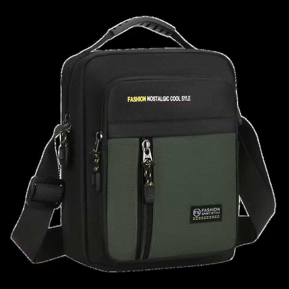 Mens Crossbody Shoulder Bag With Multi Pockets 1
