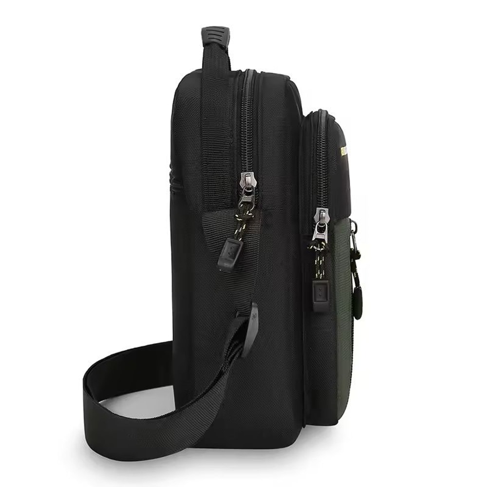 Mens Crossbody Shoulder Bag With Multi Pockets 2