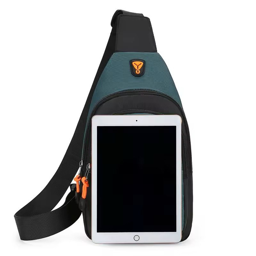 Mens Waterproof Hiking Crossbody Shoulder Chest Bag 2