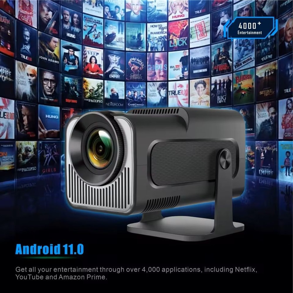 Mini Android Projector With 300ANSI Brightness And Carry Bag Option 1