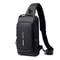 Mens PU Leather Crossbody Shoulder Chest Bag 7