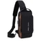 Mens PU Leather Crossbody Shoulder Chest Bag 8