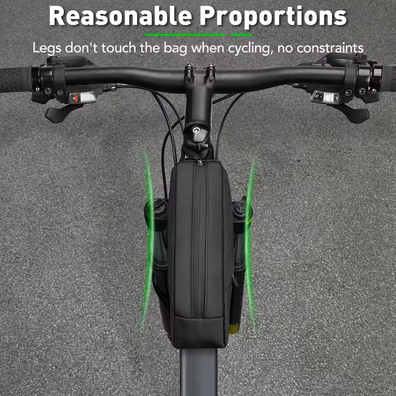 Waterproof Bike Frame Bag With Reflective Strips And Large Capacity 2