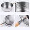 Stainless Steel Saucepan With Wooden Handle And Pour Spouts 1