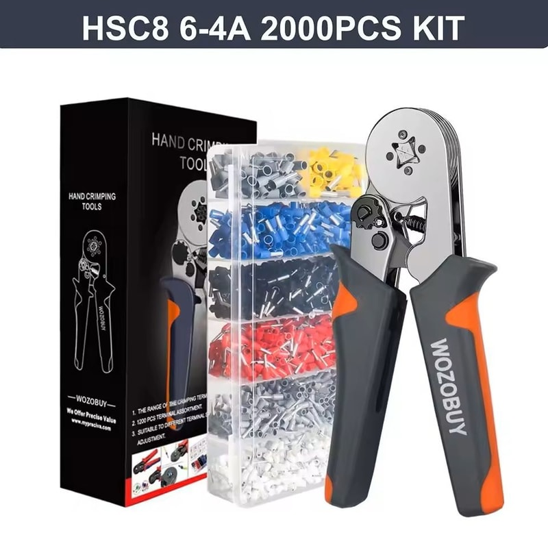 Mini Electrical Wire Crimping Tool With Ferrule Sleeves 9