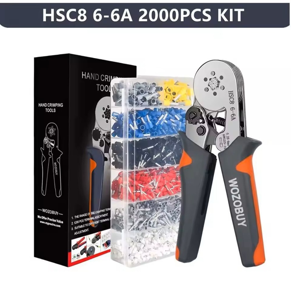 Mini Electrical Wire Crimping Tool With Ferrule Sleeves 13