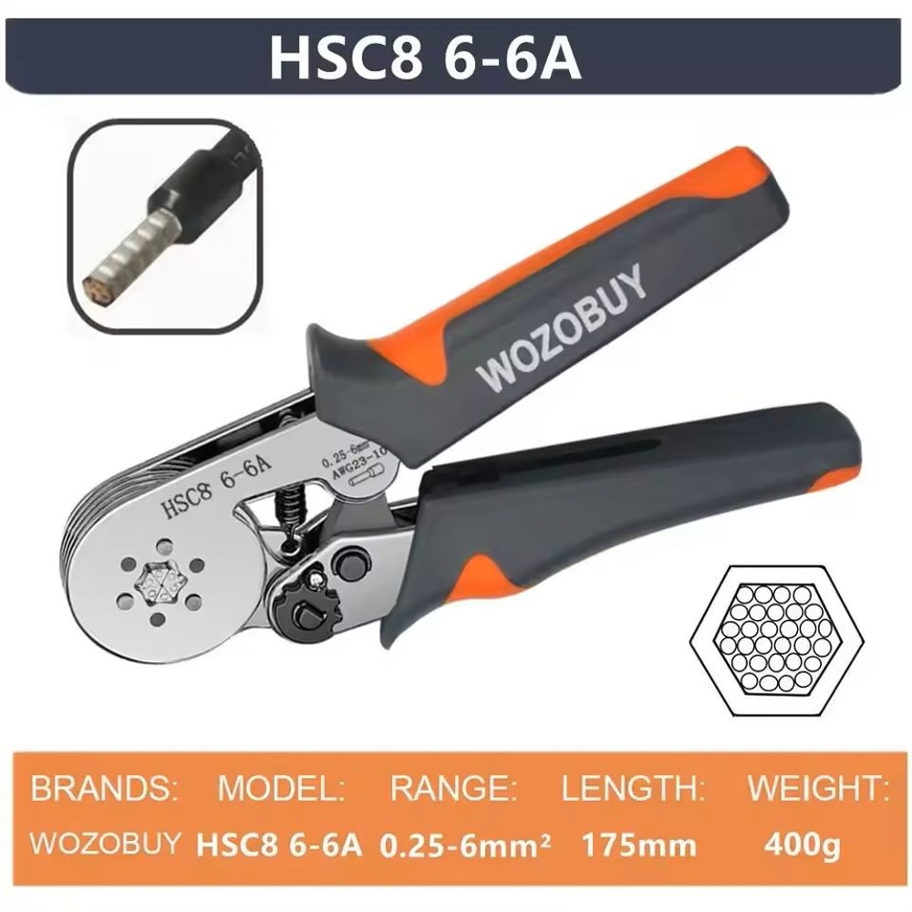 Mini Electrical Wire Crimping Tool With Ferrule Sleeves 4
