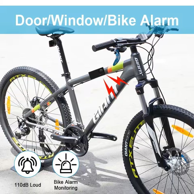 Wireless Vibration Alarm With Remote Control For Bike And Vehicle Security 2